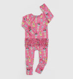 Nadia Nutcrackers Ruffle Zip Christmas Bamboo