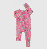 Nadia Nutcrackers Ruffle Zip Christmas Bamboo