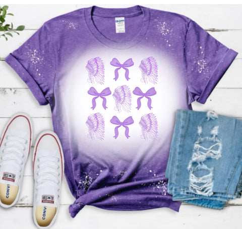 Purple Coquette PNG tee