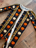 Vintage pumpkin bamboo zipper sleeper