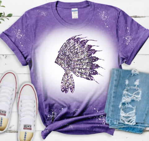 Sequin Headdress tee