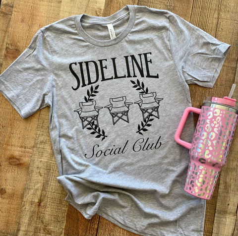 Sideline Social Club tee