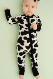 Classic Cow Bamboo Sleeper