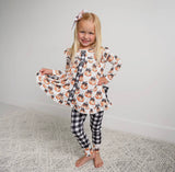 Lilith Pumpkin Peplum Set