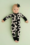 Classic Cow Bamboo Sleeper