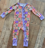 Fairy patchwork bamboo zipper sleeper