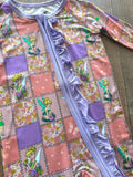 Fairy patchwork bamboo zipper sleeper