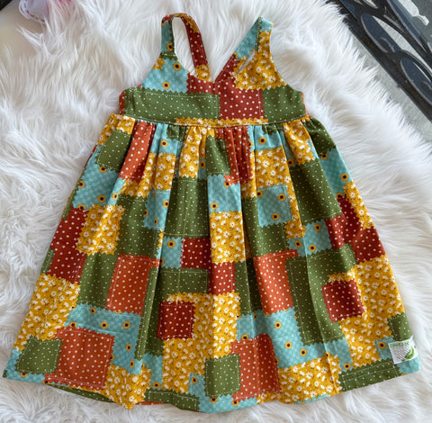 Fall Patchwork Jane Dress
