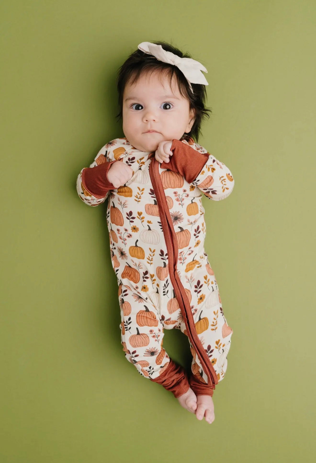Pumpkin Garden Bamboo Sleeper – TootzieToes