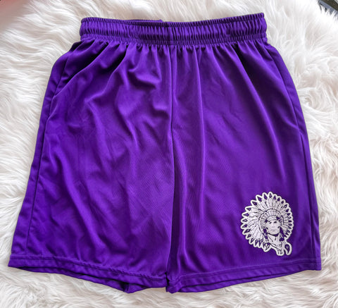 PNG purple dri fit shorts (ver 3)