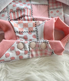 Pink Carhart Skye skirted bodysuit