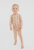 Vintage Floral Stripe Bamboo Set