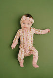 Vintage Floral Stripe Bamboo Sleeper