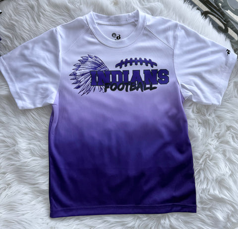 Indians football ombre dri fit