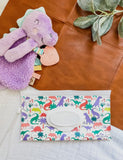 Take and Travel Pouch ~ Lilac Dinosaur