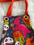 Halloween Dino knot shortalls