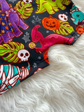 Halloween Dino knot shortalls