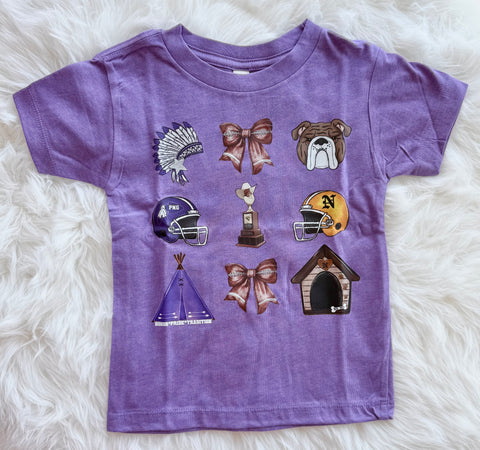 MCM Coquette light purple  tee