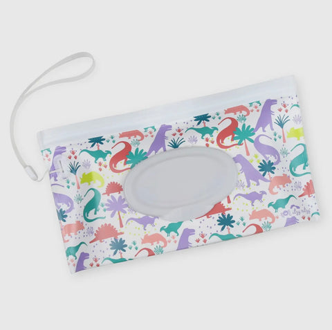 Take and Travel Pouch ~ Lilac Dinosaur