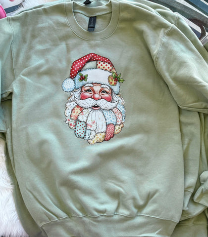 Patch Santa sweatshirt