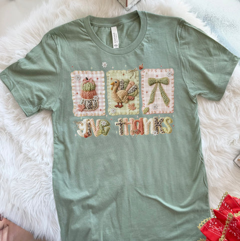 Give Thanks Faux Yarn Tee