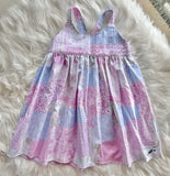 Pastel patchwork Jane dress