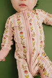 Vintage Floral Stripe Bamboo Sleeper