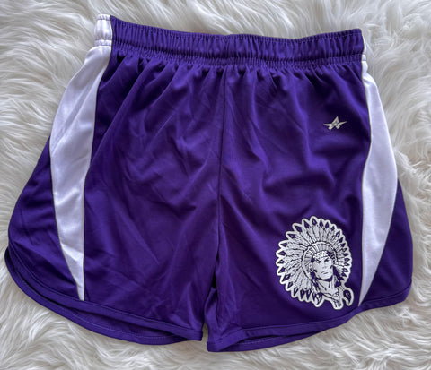 PNG purple dri fit track shorts