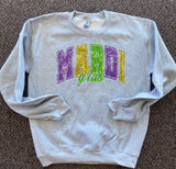 Mardi Gras sweatshirt