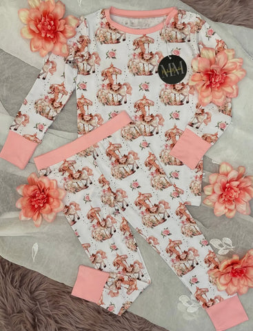 Carousel Bamboo 2 pc set pajamas