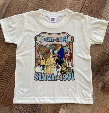 Beauty and the Beast vintage tee