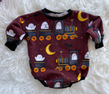 Boo Train Oversized Romper
