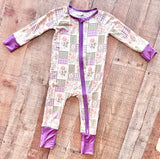 Aurora’s cottage bamboo zipper sleeper