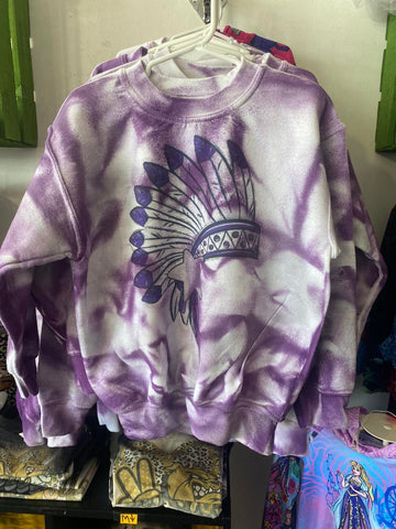 PNG glitter painted youth sweatshirt