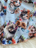 Floral Cats Sofie Dress